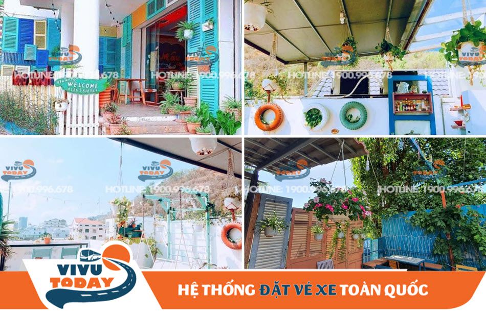 Không gian xanh tại Cỏ Mây homestay