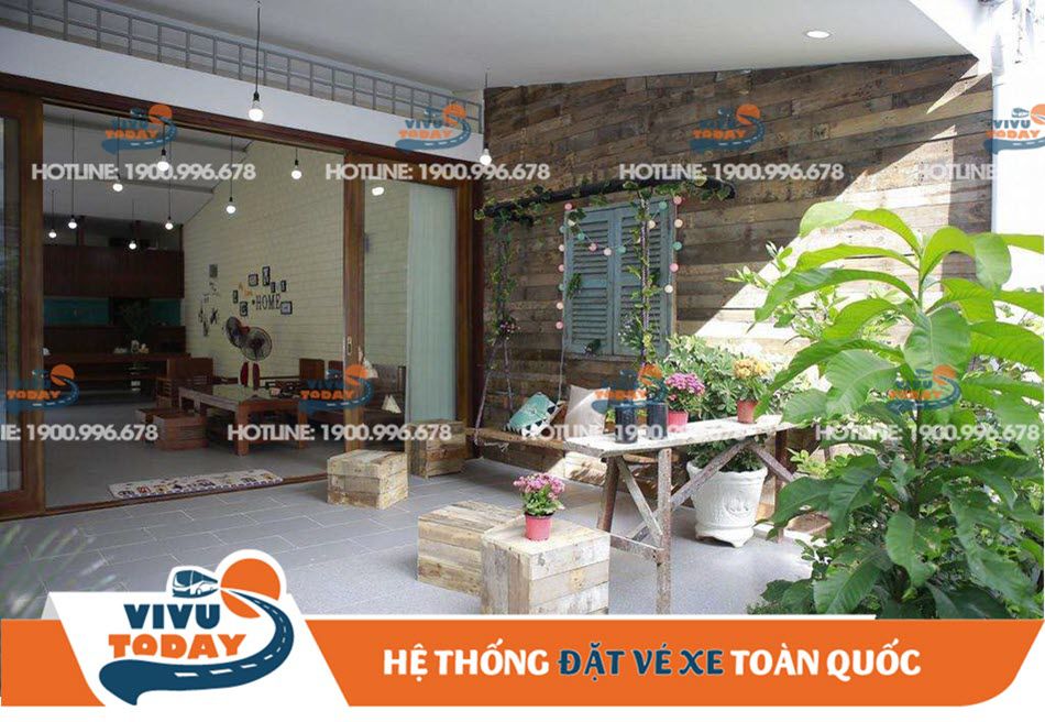 Không gian đơn giản, mộc mạc tại The Little Homie Homestay