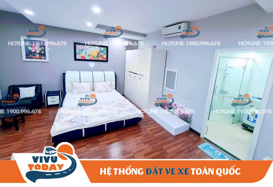 Phòng ngủ của Mị Homestay - Vũng Tàu Không gian phòng ngủ ấm áp tại Mị Homestay - Vũng Tàu