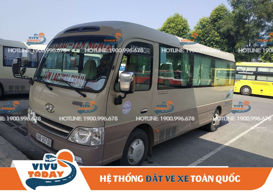 Xe khách Trung Nghĩa tuyến Hà Nội - Hòa Bình