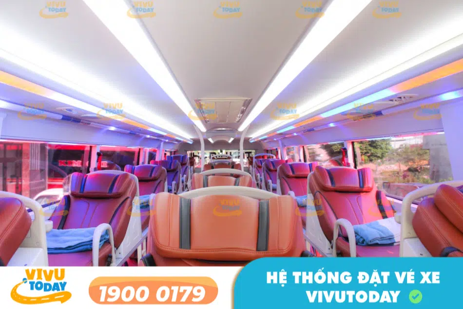 Nội thất cao cấp của nhà xe Ngọc Phát