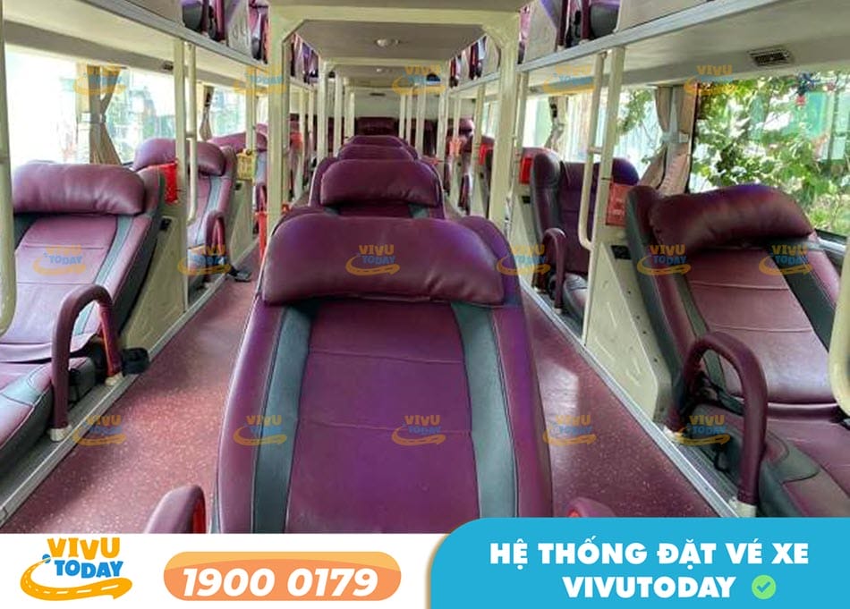 Nội thất xe giường nằm 40 chỗ đời mới của nhà xe Linh Ý Chí