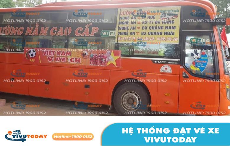 Nhà xe Cường Long bến xe Đà Nẵng đi Nghệ An