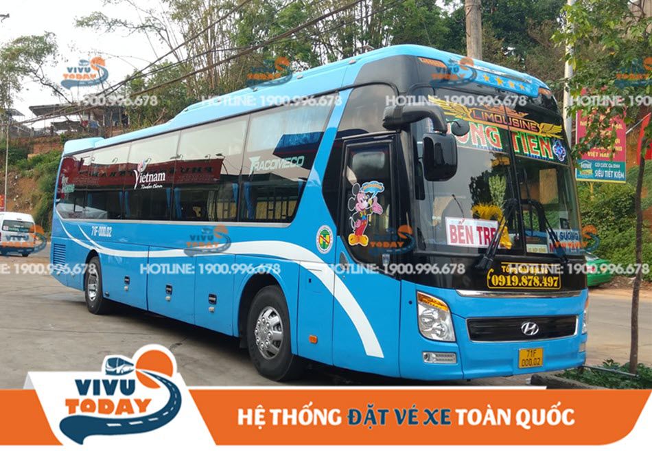 Nhà xe Đồng Tiến - Ngọc Anh chuyên tuyến xe từ bến xe Bến Tre về Đắk Lắk
