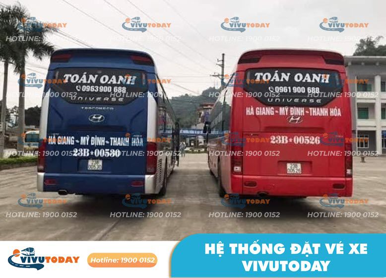 Nhà xe Toán Oanh tuyến Hà Nội đi Thanh Hóa