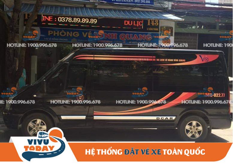 Xe khách Vĩnh Quang về Thanh Hóa