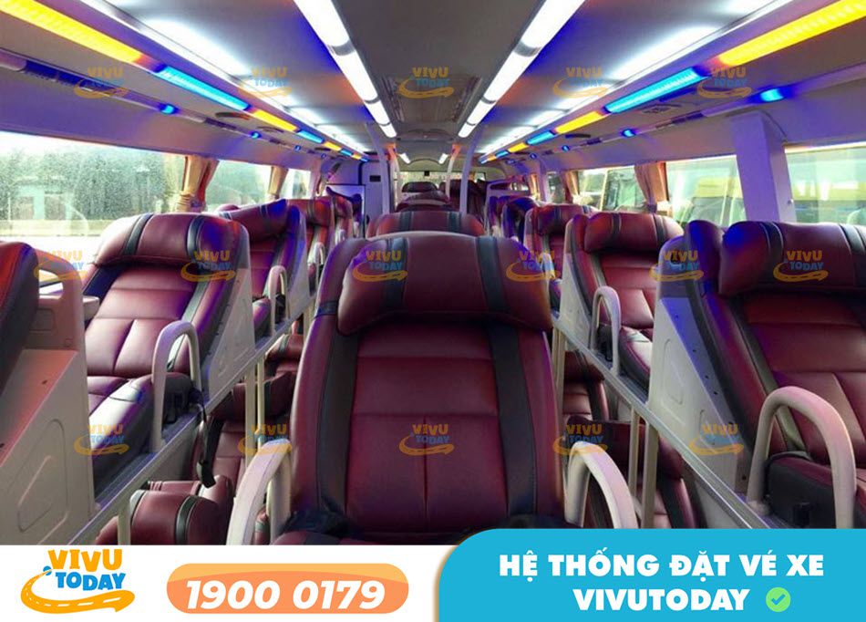 Thiết kế sang trọng dòng xe giường nằm 40 chỗ của xe khách Nam Tiên