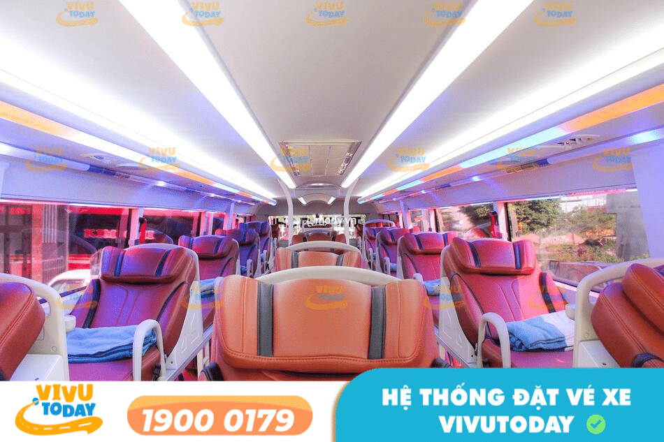 Nội thất cao cấp của nhà xe Đức Long