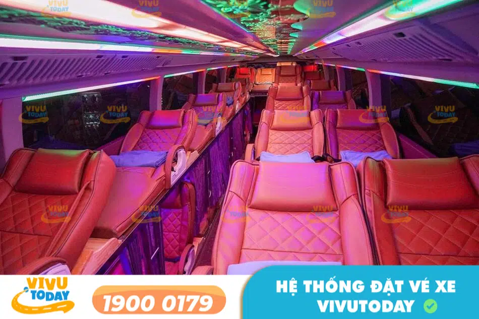 Nội thất cao cấp của nhà xe Đức Thiên