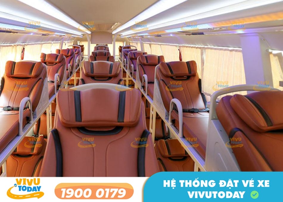 Xe giường nằm 46 chỗ đời mới của xe khách Thăng Thứ