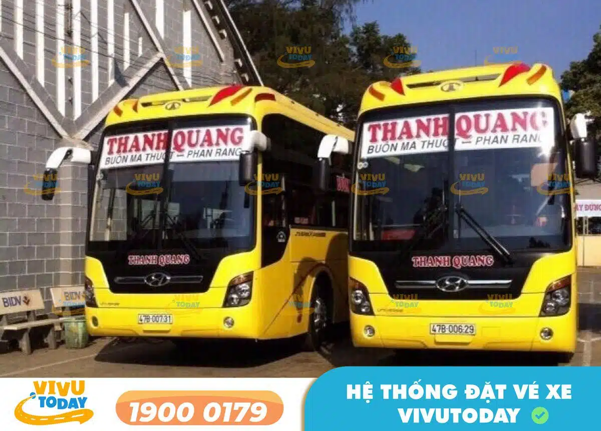Nhà xe Thanh Quang từ Đắk Lắk đi Ninh Thuận