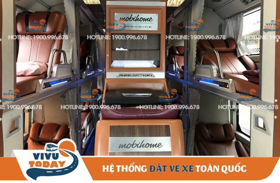 Hình ảnh xe giường nằm từ Đà Lạt đi Sài Gòn của nhà xe Thanh Bình Xanh
