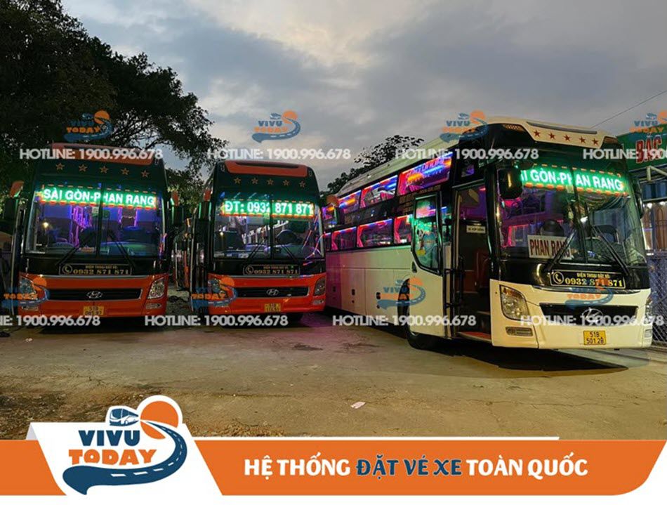 Xe khách Tiến Hùng chuyên tuyến xe Phan Rang - Sài Gòn