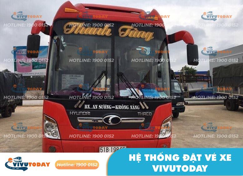 Nhà xe Thanh Tùng từ bến xe An Sương đi Buôn Hồ - Đắk Lắk
