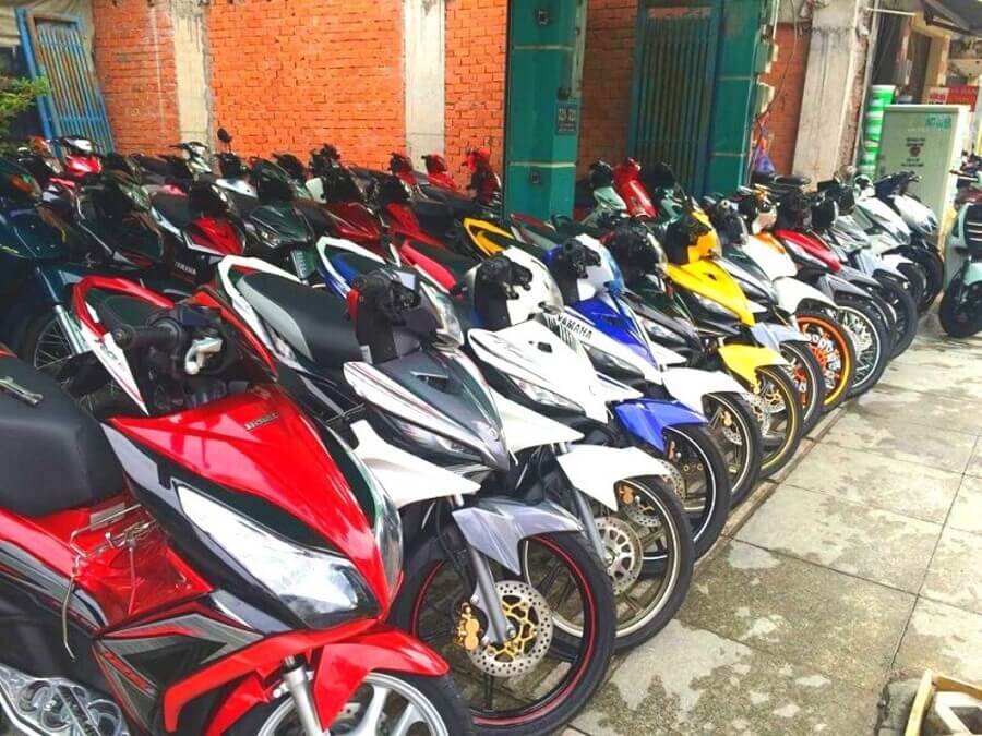 Thuê xe máy tại Đà Lạt Anh Hải