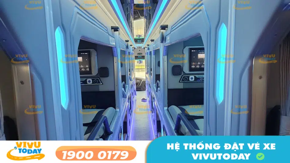Nội thất cao cấp của nhà xe Hoa Nho