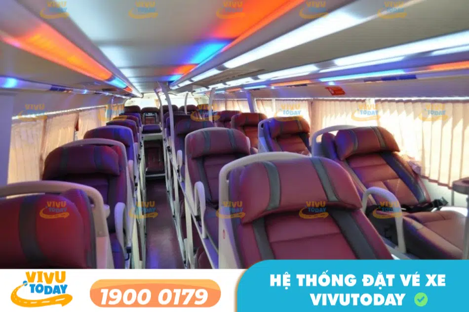 Nội thất cao cấp của nhà xe Hồng Hải