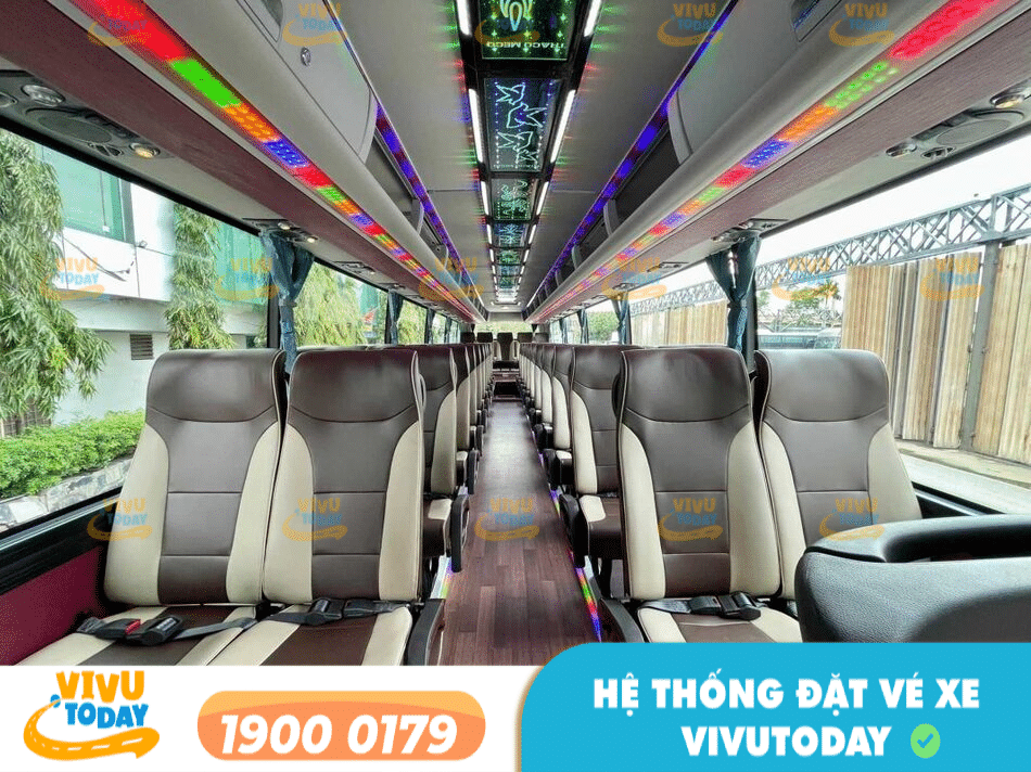 Nội thất cao cấp của nhà xe Phương Sa