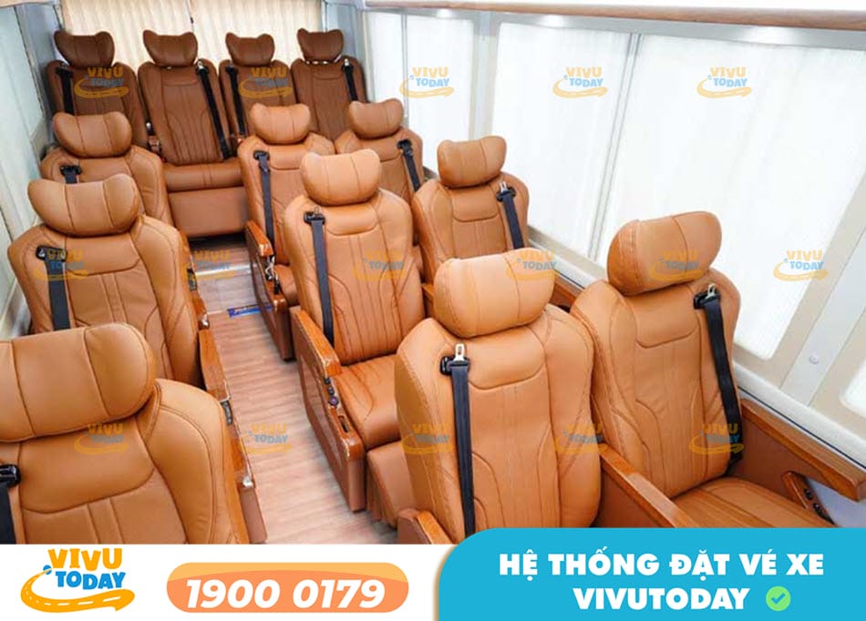 Tiện nghi xe Limousine cao cấp của nhà xe Quốc Cường