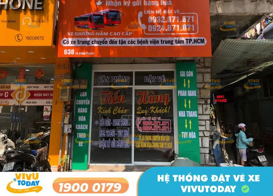 Văn phòng bán vé của xe Tiến Hùng Sài Gòn