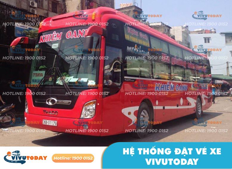 Xe khách Khiêm Oanh tuyến Thanh Hóa đi bến xe Giáp Bát