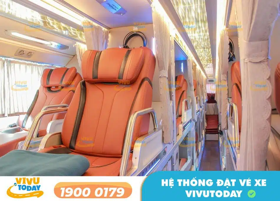 Dòng xe Limousine 34 phòng của dịch vụ xe khách Anh Tuấn