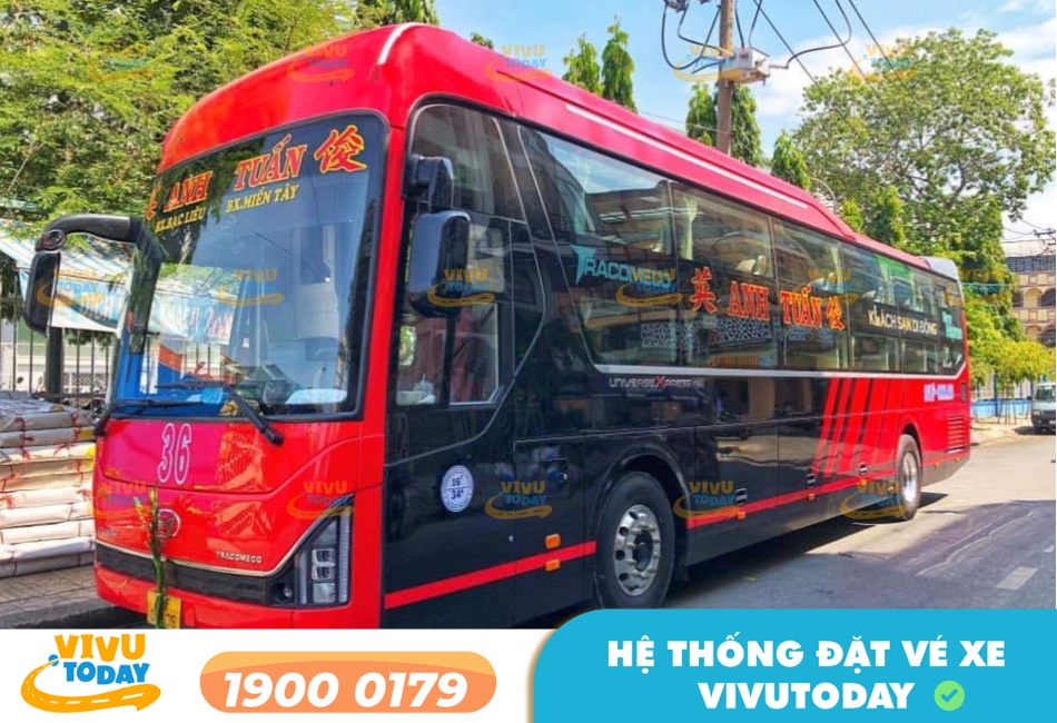 Nhà xe Anh Tuấn tuyến Sài Gòn đi Bạc Liêu