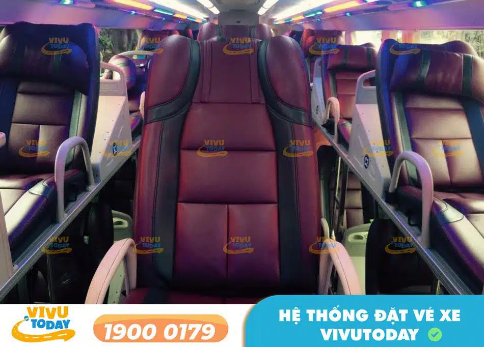 Dòng xe giường nằm 40 chỗ của nhà xe Hoài Giang Hương Sơn đi Bắc Ninh