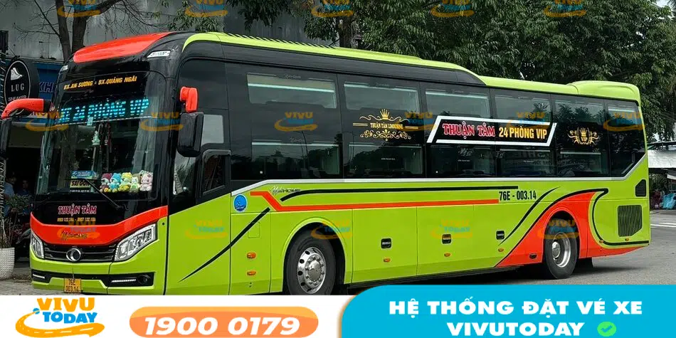 Nhà xe Thuận Tâm tuyến Quảng Ngãi chất lượng