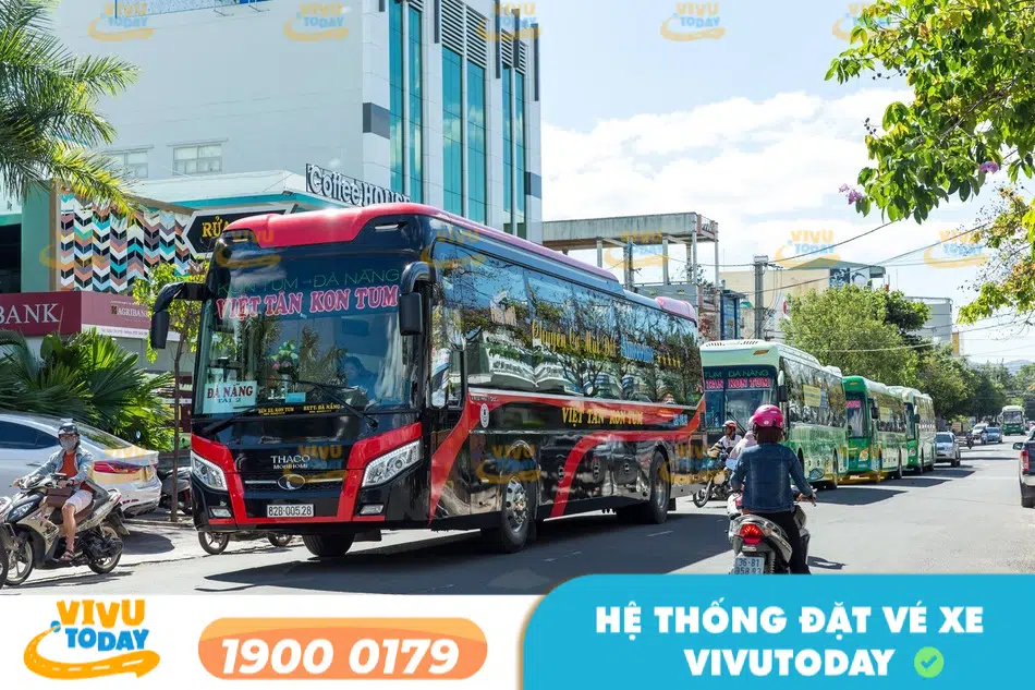 Nhà xe Việt Tân tuyến Kon Tum chất lượng