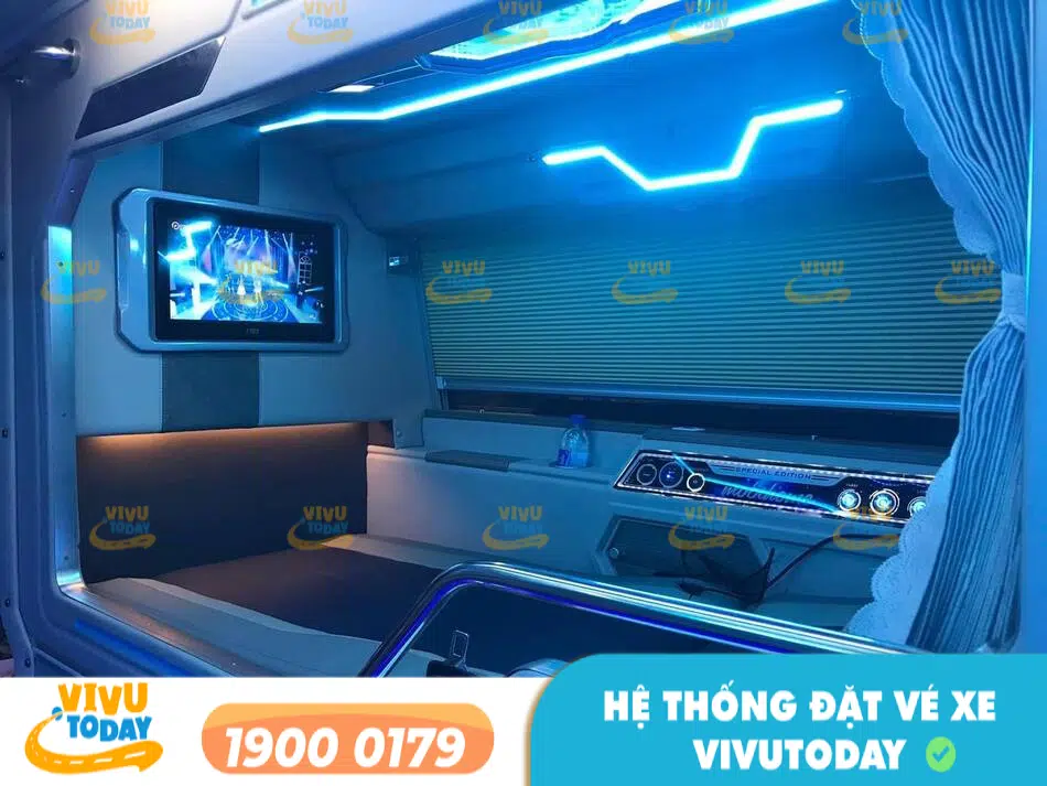 Nội thất cao cấp của nhà xe Tuấn Thành