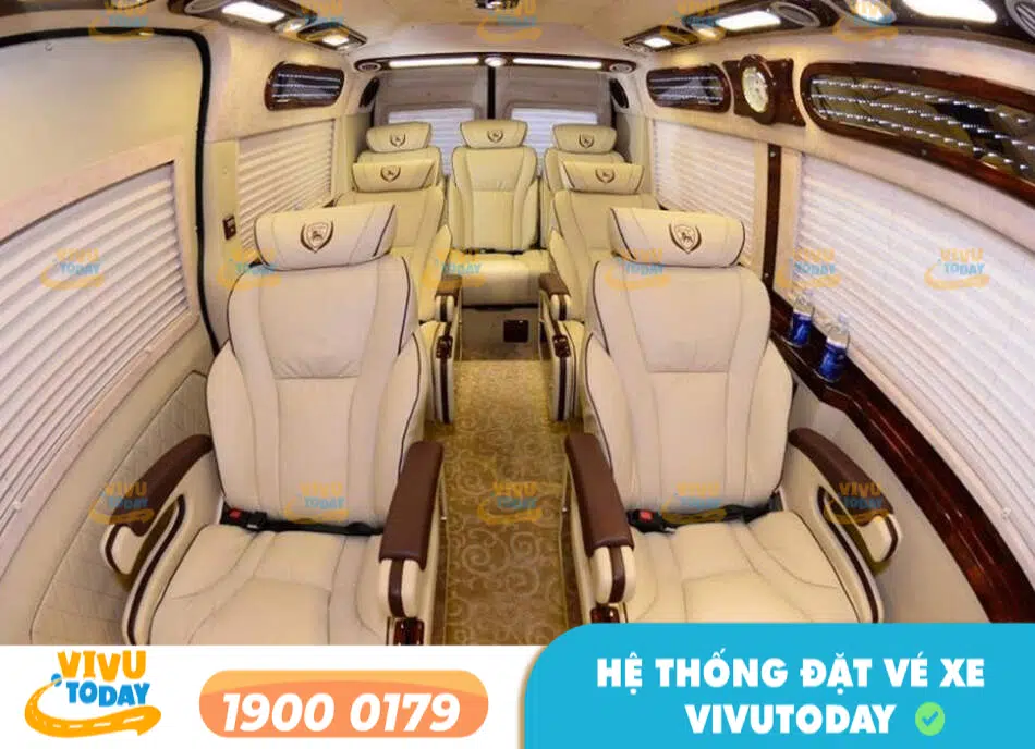 Nội thất cao cấp của nhà xe 9 Lan