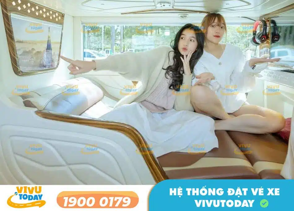 Thiết kế sang trọng dòng xe Limousine của xe khách Văn Năm Phú Thọ