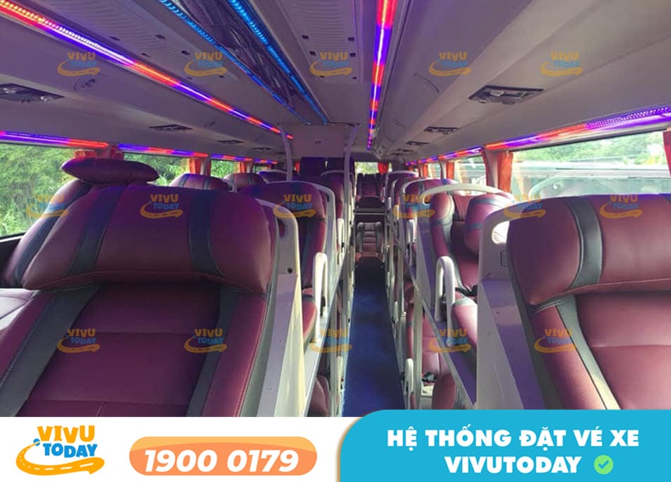 Tiện ích xe giường nằm 40 chỗ của nhà xe Anh Việt