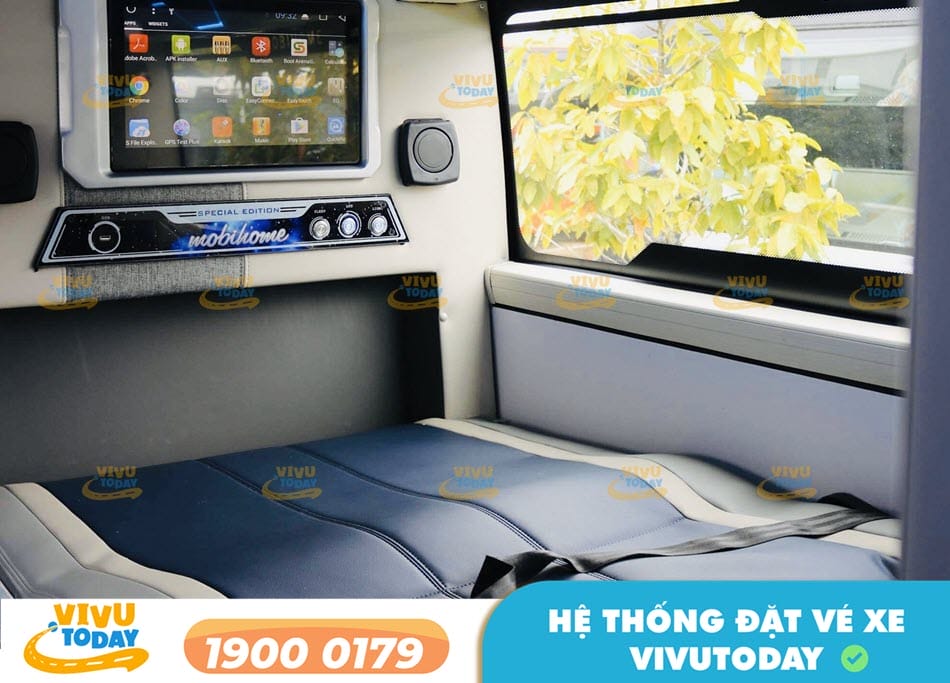 Tiện nghi xe Limousine 22 phòng sang trọng của xe Phúc An Express