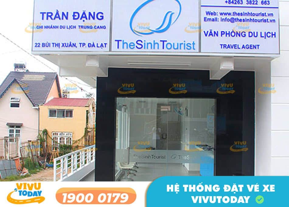 Văn phòng bán vé của nhà xe The Sinh Tourist tại Đà Lạt