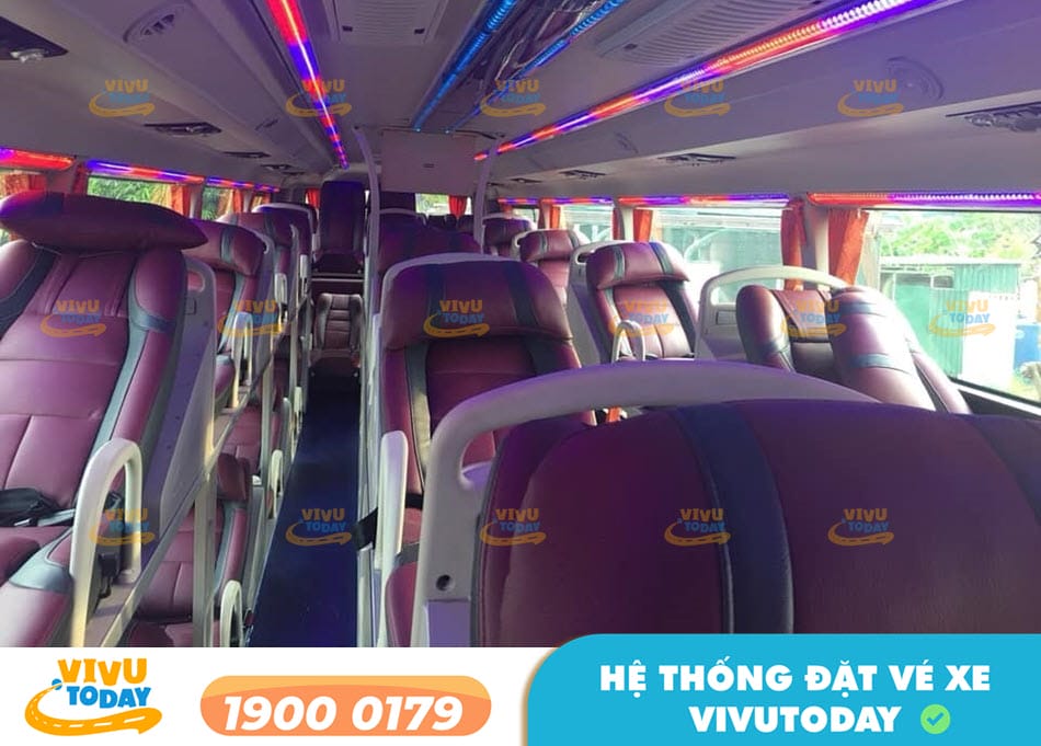 Xe giường nằm 40 chỗ sang trọng của nhà xe Toán Oanh