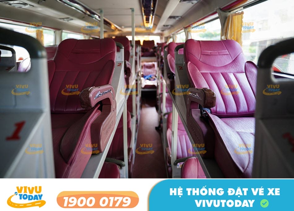 Xe giường nằm thế hệ mới của xe khách Trung Nga