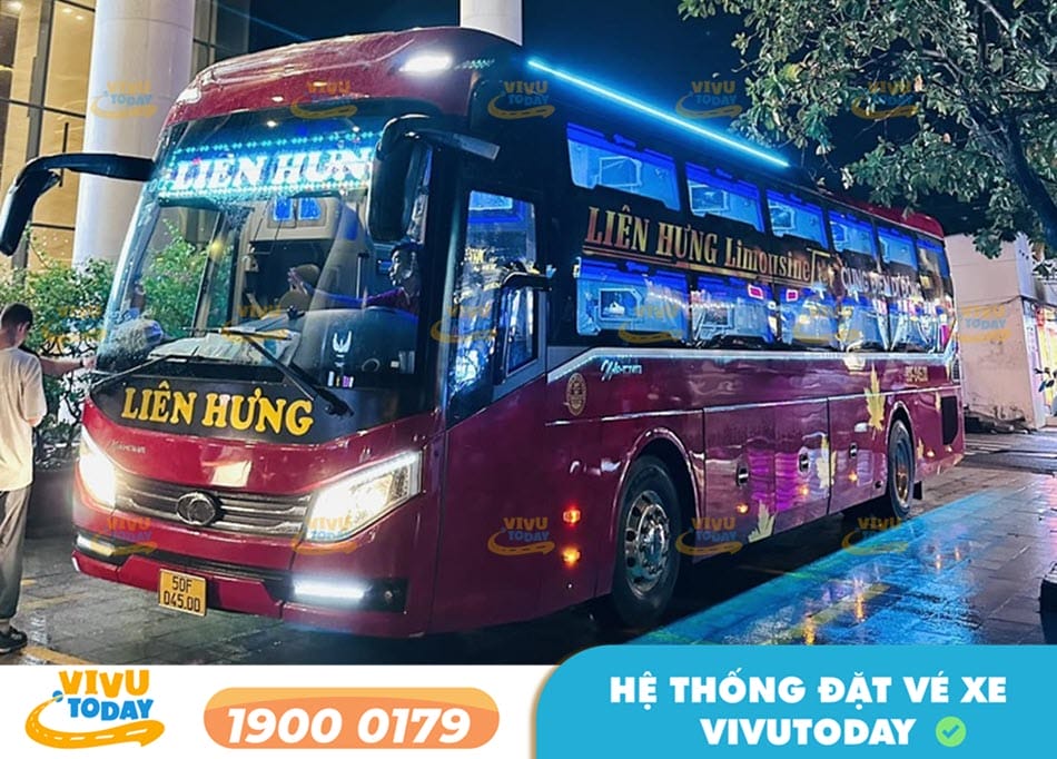 Xe khách Liên Hưng tuyến xe Sài Gòn đi Tiền Giang