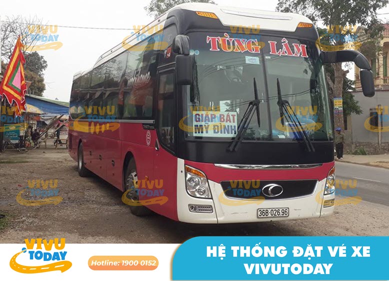 Nhà xe Tùng Lâm bến xe Giáp Bát về Thanh Hóa