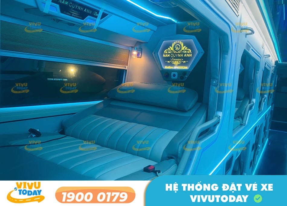 Dòng xe Limousine 20 phòng hiện đại của xe khách Nam Quỳnh Anh