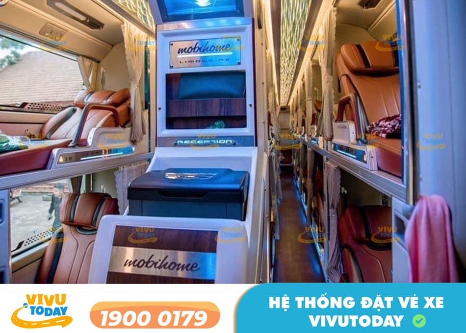 Dòng xe Limousine 34 phòng hiện đại của nhà xe Khánh Thủy