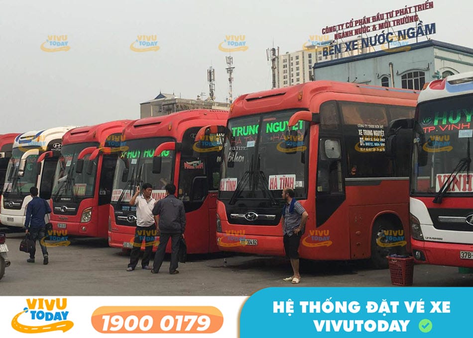 Nhà xe Trung Nguyệt tuyến xe Hà Tĩnh đi Hà Nội giá rẻ