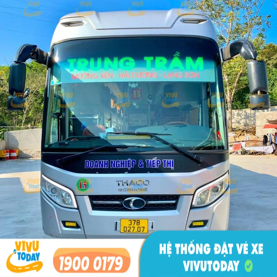 Nhà xe Trung Trầm tuyến Nghệ An chất lượng
