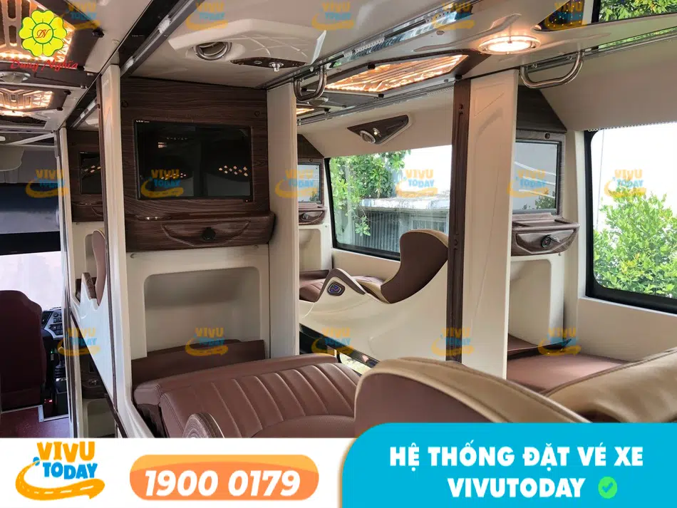 Nội thất cao cấp của nhà xe Dung Nghĩa