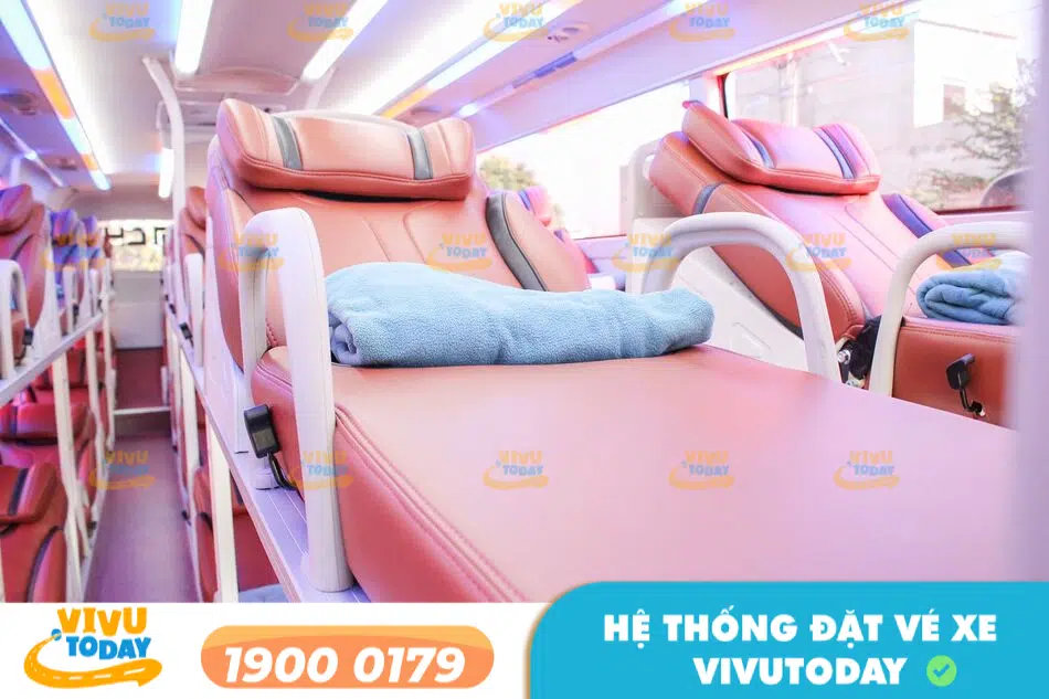 Nội thất cao cấp của nhà xe Hưng Thành