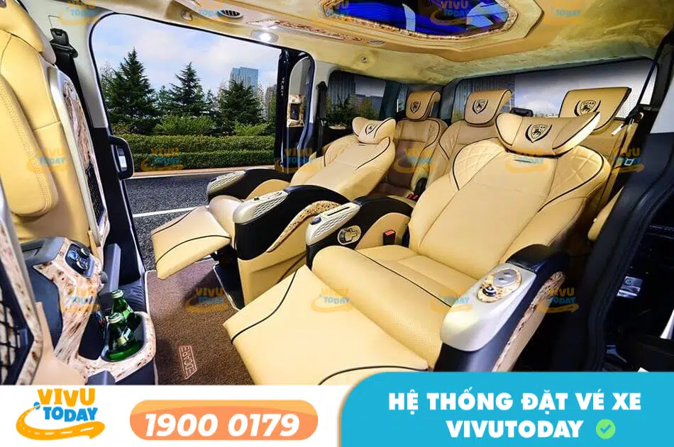 Nội thất cao cấp của nhà xe Vân Chính