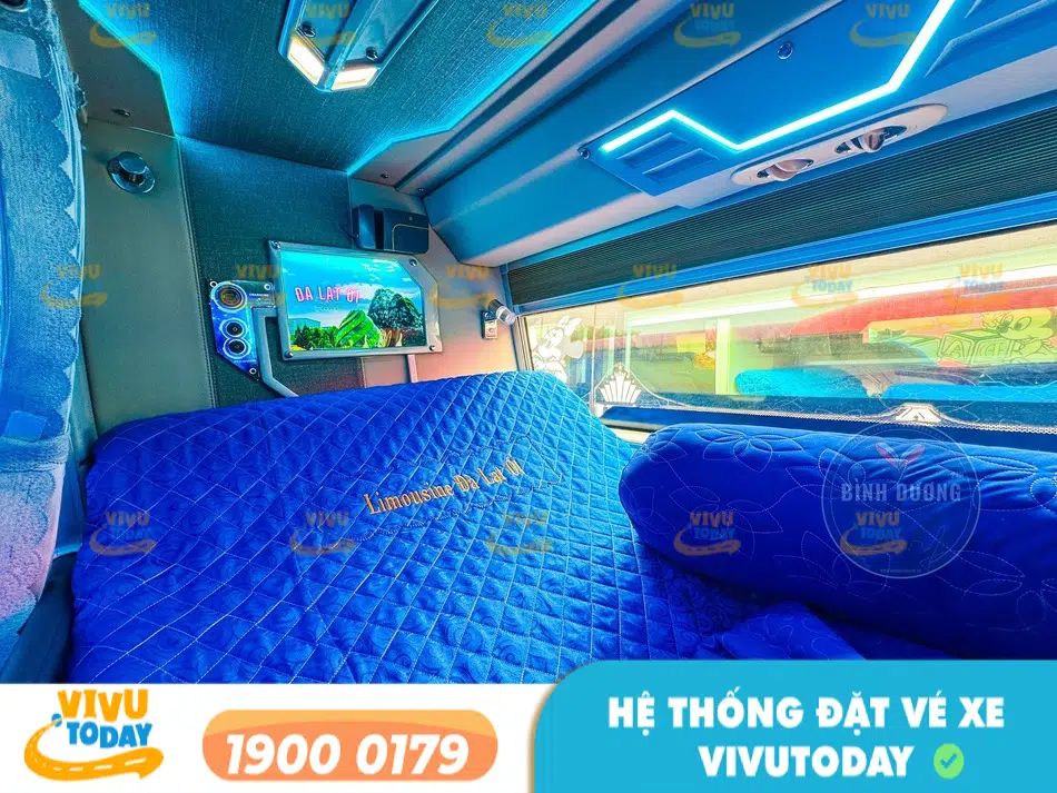 Nội thất cao cấp nhà xe Đà Lạt Ơi