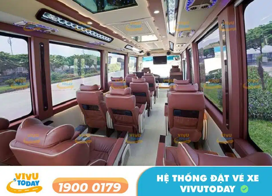 Thiết kế sang trọng của nhà xe Bảo Khang Bắc Giang - Hà Nội