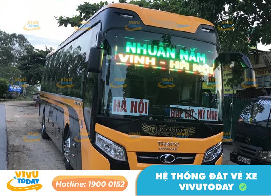 Nhà xe Nhuận Năm về Hà Nội từ Thanh Hóa